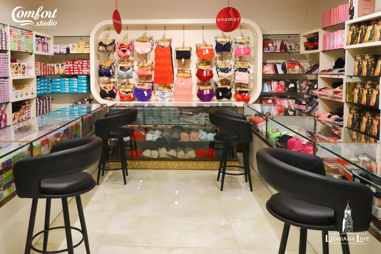 Comfort Studio clothing store interior in Dugri Phase 1 Market Ludhiana